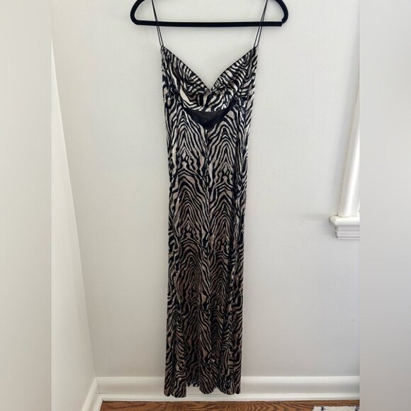 Revolve Runaway the Label Midi Zebra Dress - Picture 9 of 12